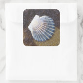 Schwimmbecken Quadratischer Aufkleber (Tasche)