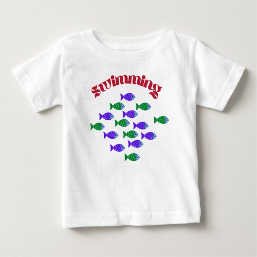 Schwimmbekleidung Baby T-shirt (Vorderseite)