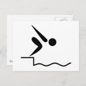 Schwimmbild Postkarte (Vorne/Hinten)