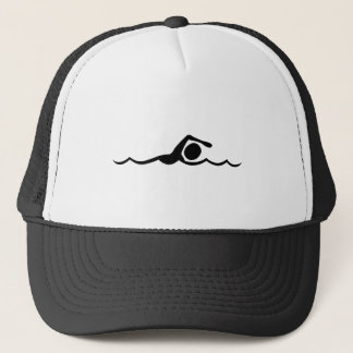 Schwimmbild: Schwarz Truckerkappe