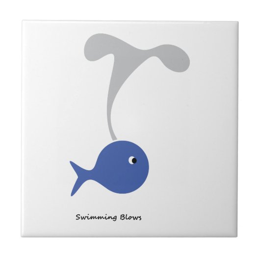 Schwimmbläschen Fliese (Vorderseite)