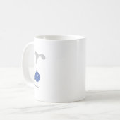 Schwimmbläschen Kaffeetasse (Vorderseite Links)