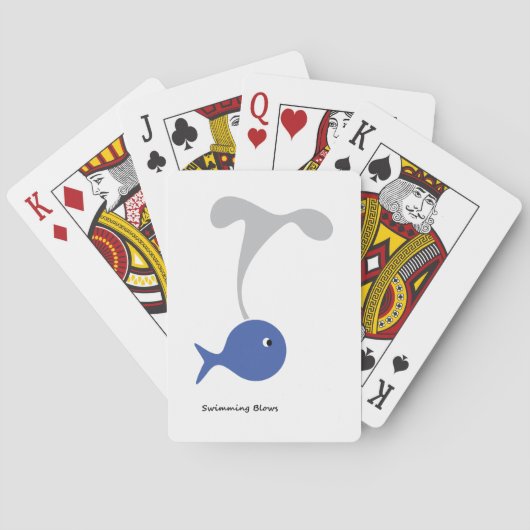 Schwimmbläschen Spielkarten (Rückseite)