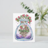 Schwimmblase Postkarte (Stehend Vorderseite)