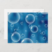 Schwimmblasen Postkarte (Vorne/Hinten)