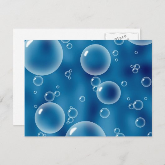 Schwimmblasen Postkarte (Vorne/Hinten)