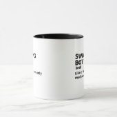 Schwimmboy Funny Definition Schwimmer Tasse (Zentrum)