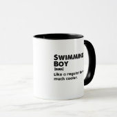 Schwimmboy Funny Definition Schwimmer Tasse (VorderseiteRechts)