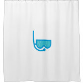Schwimmbrille Duschvorhang (Vorderseite)