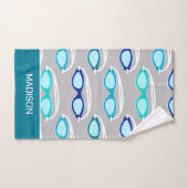 Schwimmbrille Gemustert Badhandtuch Set (Handtuch)