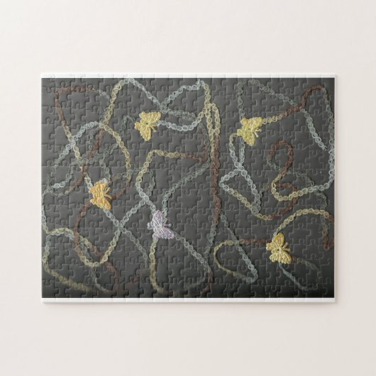 Schwimmbutterfliegen Puzzle (Horizontal)