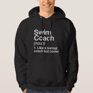 Schwimmcoach Lustige Sportdefinition Trainer Instr Hoodie