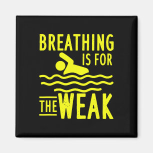 Schwimmdesign für Schwimmteam-Schwimmer - Atmung  Magnet
