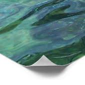 Schwimmdolphin Poster (Ecke)