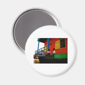 Schwimmdorf Kambodscha Magnet (Vorderseite/Rückseite)