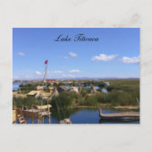 Schwimmdorf Titicaca Postkarte (Vorderseite)