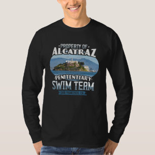 Schwimmen Alcatraz Schwimmteam T-Shirt