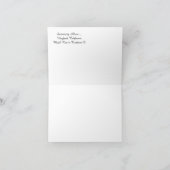 Schwimmen allein...... karte (Innenseite)