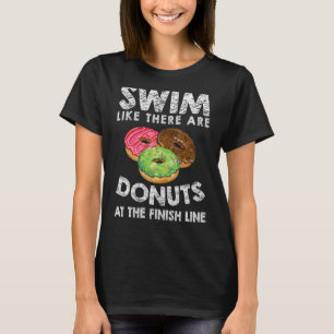 Schwimmen, als gäbe es Donuts an der finnischen Li T-Shirt