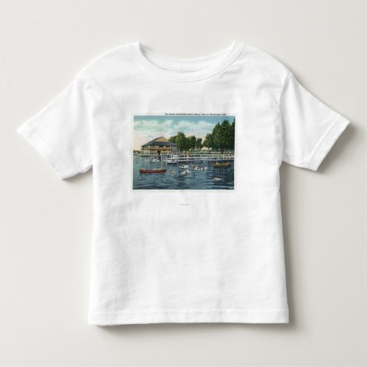 Schwimmen am Bemus Punkt-Strand und dem Kasino Kleinkind T-shirt (Vorderseite)