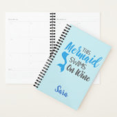 Schwimmen auf der Wine Mermaid Personalisiert Planer (Anzeige)