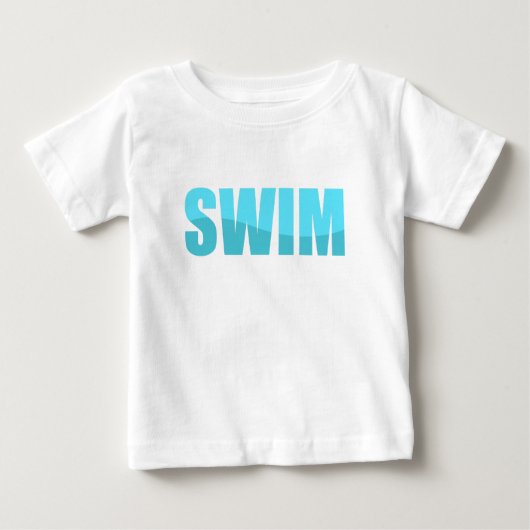 schwimmen baby t-shirt (Vorderseite)