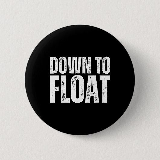 Schwimmen beim Float Trip im Schlauchboot auf dem Button (Vorderseite)