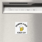 Schwimmen & Bierbrauen, netter Typ Magnet (In Situ (Geschirrspüler))