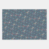 Schwimmen bis Papierblätter gewinnen Geschenkpapier Set (Vorderseite 3)