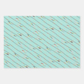 Schwimmen bis Papierblätter gewinnen Geschenkpapier Set (Vorderseite)