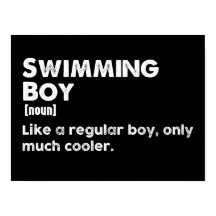 Schwimmen Boy Funny Definition Siwman