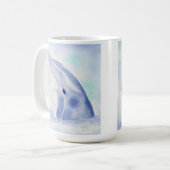 Schwimmen-Delphin-Tasse Kaffeetasse (Vorderseite Links)