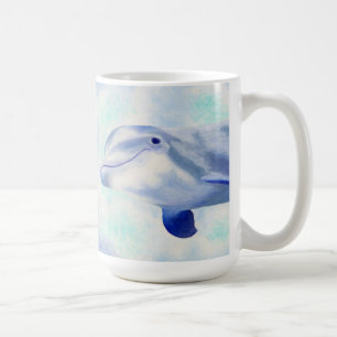 Schwimmen-Delphin-Tasse Kaffeetasse