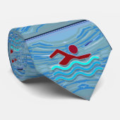 Schwimmen der krawatte (Gerollt)