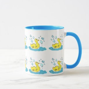 Schwimmen duckt n-Blasen Tasse