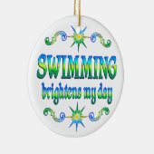 Schwimmen erhellt keramik ornament (Rechts)