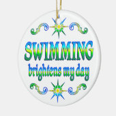 Schwimmen erhellt keramik ornament (Links)