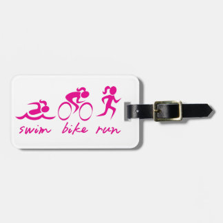 Schwimmen-Fahrrad Tri Laufmädchen Gepäckanhänger