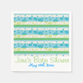 Schwimmen Fisch Baby Dusche Serviette (Vorderseite)