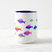 Schwimmen-Fische Tasse (Zentrum)