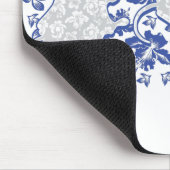 Schwimmen-Floral-Mantas Mousepad (Ecke)