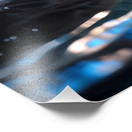 Schwimmen Fotodruck (Ecke)