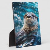 Schwimmen Fotoplatte (Seite)