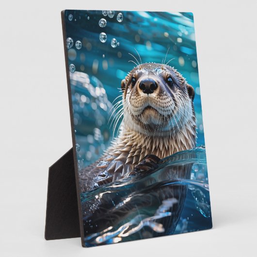 Schwimmen Fotoplatte (Seite)