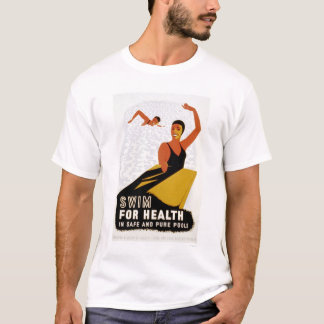 Schwimmen für Gesundheit WPA 1940 T-Shirt
