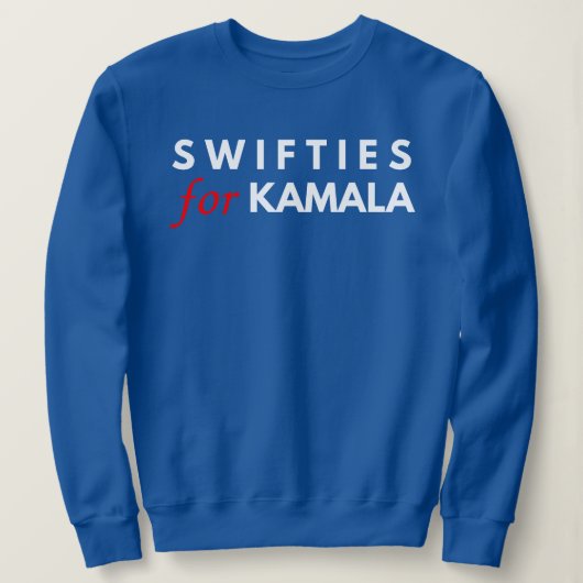 Schwimmen für Kamala Sweatshirt (Design vorne)