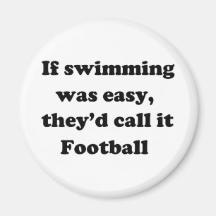 Schwimmen-Fußball Magnet