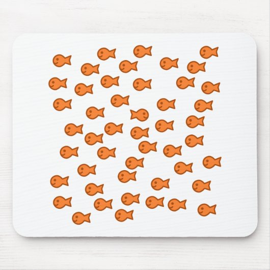 Schwimmen gegen die Erholung Mousepad (Vorne)