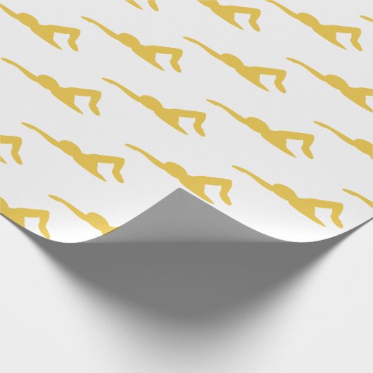 Schwimmen Geschenkpapier (Ecke)