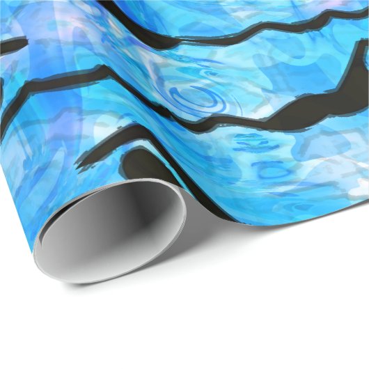 SCHWIMMEN GESCHENKPAPIER (Rolleneckpunkt)